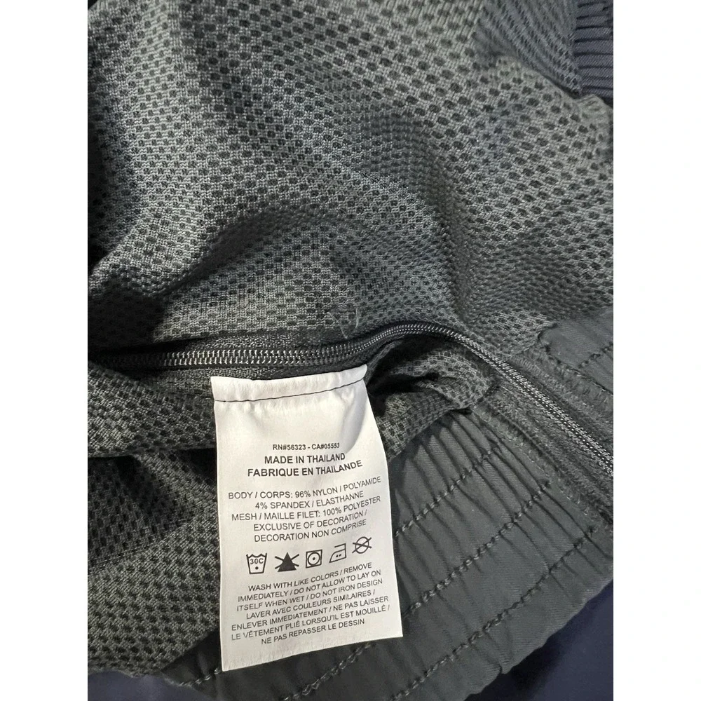 Jordan Brand Mens Grey Short Sleeve Windbreaker Quarter Zip Pullover CV5858-06 L